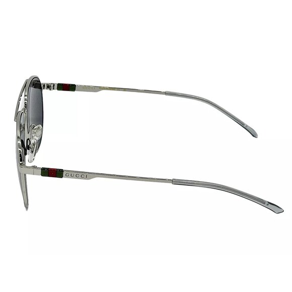 GUCCI Men's GG1679S-001 Silver / Grey Tinted Sunglasses - Picture 5 of 7